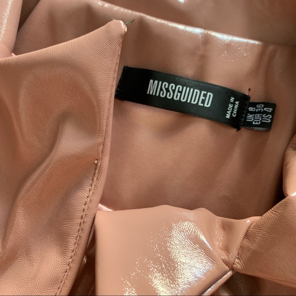 MISSGUIDED Faux Leather Dress - Picture 2 of 5